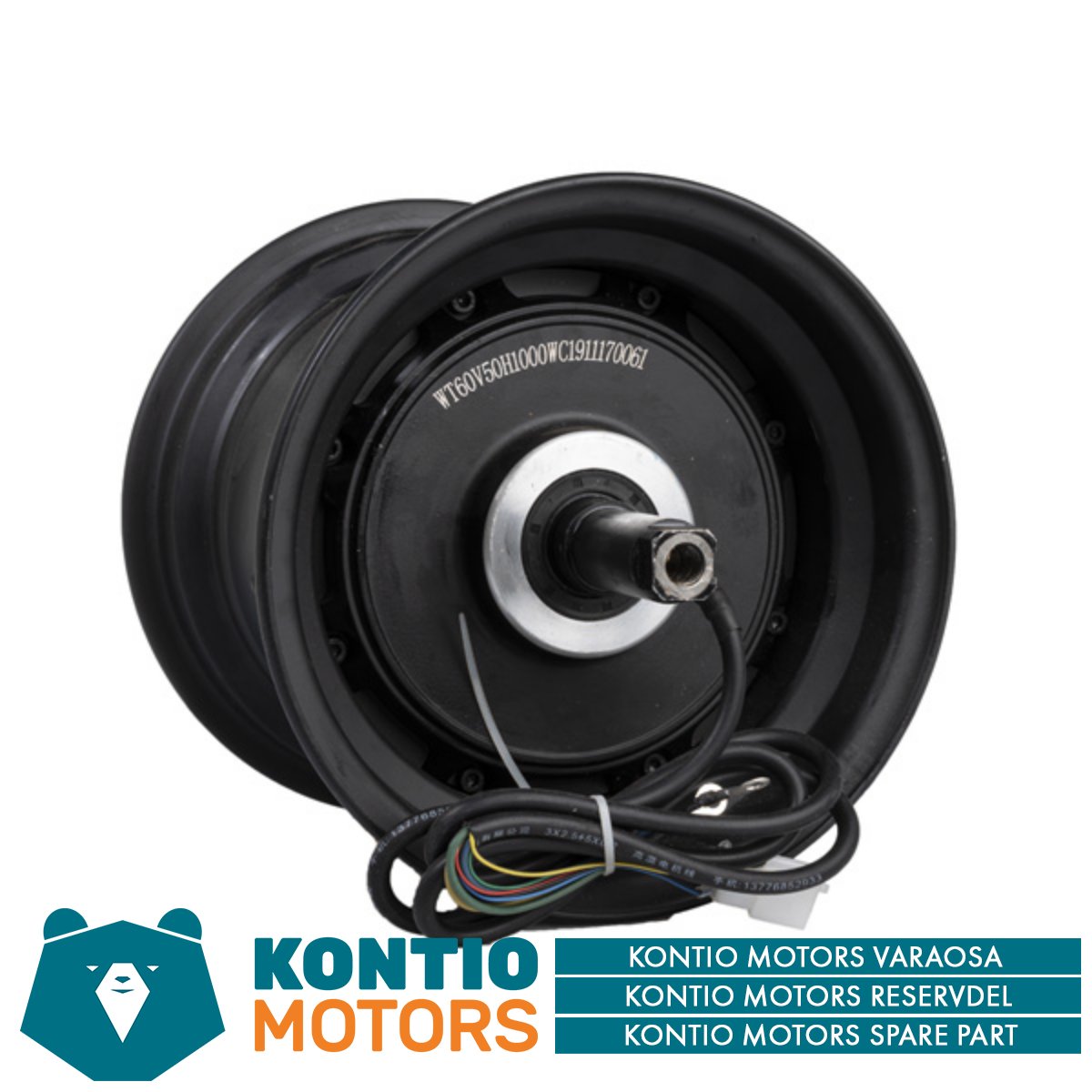 Kontio Motors Kruiser: Takavanne ja moottori 1000W