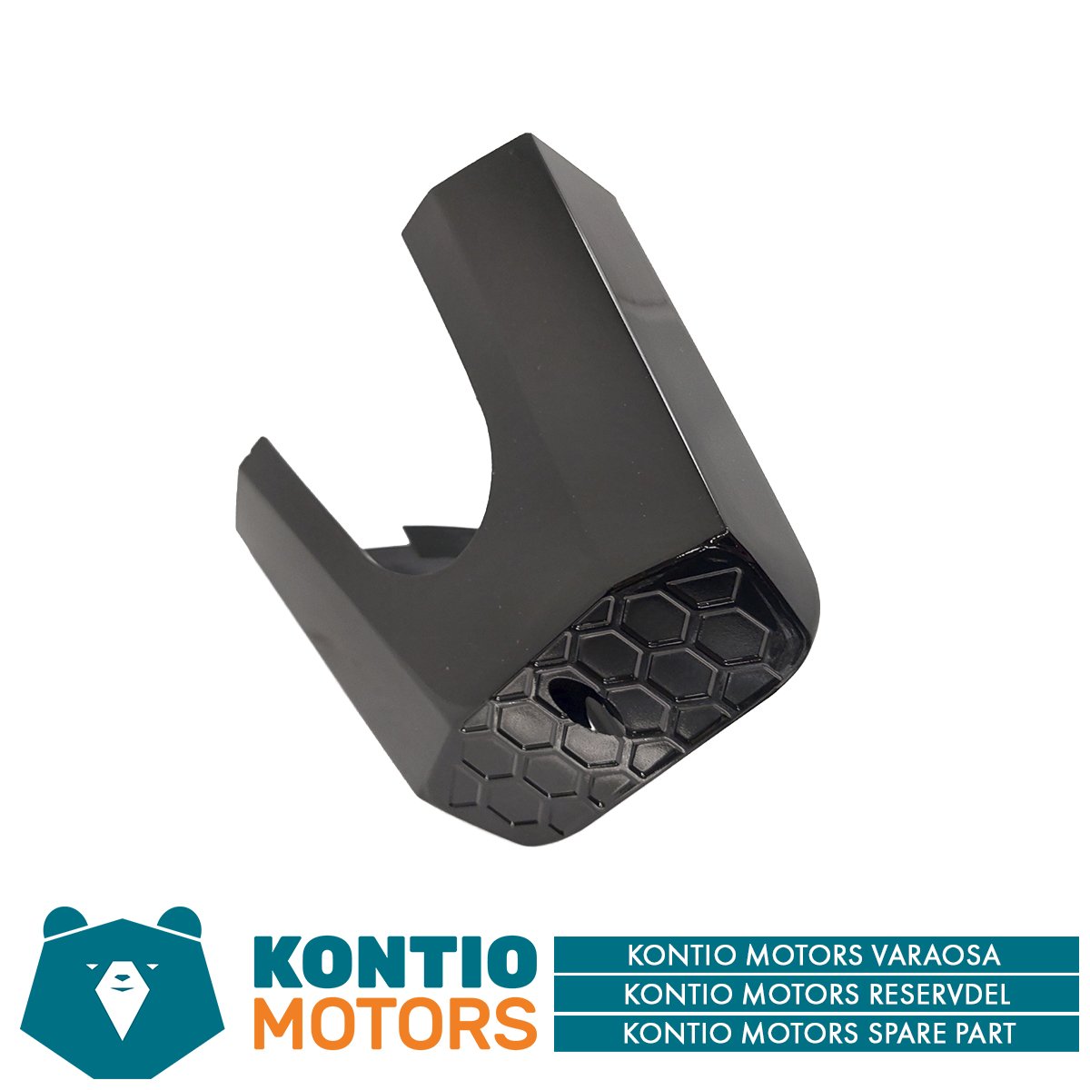 Kontio Motors Kruiser Long Range Style: rungon ja etuhaarukan yhtymäkohdan suoja, musta