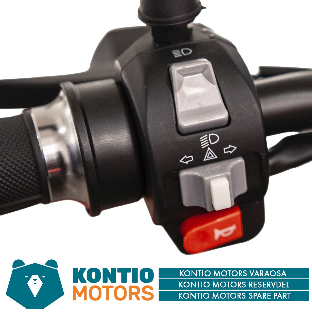 Kontio Motors e-Scooter 2.0: Ohjaustangon katkaisimet vasen
